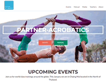 Tablet Screenshot of partneracrobatics.com